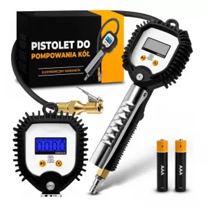 image-35-Air Compressor Gun With Electronic Pressure Gauge 0-18 Bar 255 PSI
