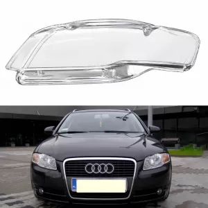 image-51-Headlight Len Glass Left Suitable For Audi A4 B7 04-09  1 Pc