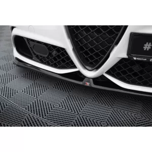 Maxton Design spoiler set suitable for side skirts, front, rear bumper and trunk of Alfa Romeo Giulia Quadrifoglio after 2016, Gloss Black-image-6343887