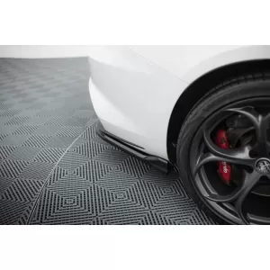 Maxton Design spoiler set suitable for side skirts, front, rear bumper and trunk of Alfa Romeo Giulia Quadrifoglio after 2016, Gloss Black-image-6343889