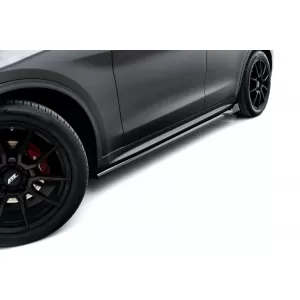 Maxton Design spoiler set suitable for side skirts, front, rear bumper and trunk of Alfa Romeo Stelvio 2016-2022, Gloss Black-image-6343925