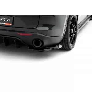 Maxton Design spoiler set suitable for side skirts, front, rear bumper and trunk of Alfa Romeo Stelvio 2016-2022, Gloss Black-image-6343932