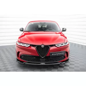 Maxton Design spoiler set suitable for side skirts, front, rear bumper and trunk of Alfa Romeo Tonale after 2022, Gloss Black-image-6343947