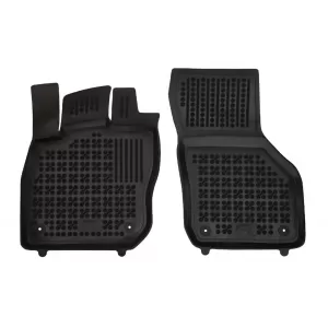 Custom-fit rubber floor mats suitable for Skoda Octavia Estate MHEV after 2024, 4-piece set, black-image-6343996