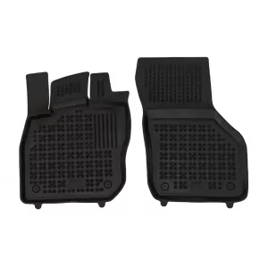 Custom-fit rubber floor mats suitable for Skoda Octavia Liftback MHEV after 2024, 4-piece set, black-image-6344003