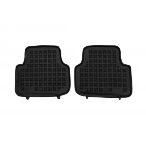 Custom-fit rubber floor mats suitable for Skoda Octavia Liftback MHEV after 2024, 4-piece set, black-image-6344004