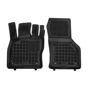 Custom-fit rubber floor mats suitable for Skoda Octavia Liftback after 2024, 4-piece set, black-image-6344010
