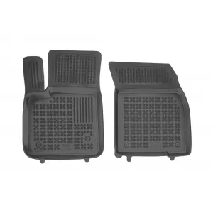 Custom-fit rubber floor mats suitable for Ford Focus Active MHEV 2019 - 2021, after 2021, 4-piece set, black-image-6344031