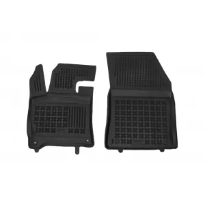 Custom-fit rubber floor mats suitable for Peugeot 408 MHEV after 2023, 4-piece set, black-image-6344066