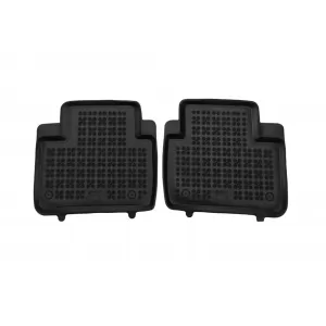 Custom-fit rubber floor mats suitable for Peugeot 408 MHEV after 2023, 4-piece set, black-image-6344067