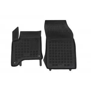 Custom-fit rubber floor mats suitable for Peugeot 2008 MHEV after 2024, 4-piece set, black-image-6344073