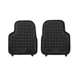 Custom-fit rubber floor mats suitable for Peugeot 2008 MHEV after 2024, 4-piece set, black-image-6344074