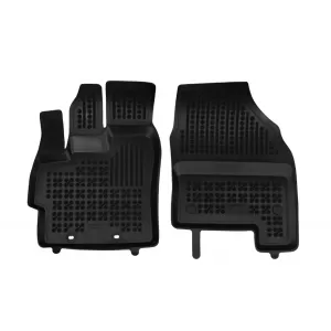 Custom-fit rubber floor mats suitable for Toyota Aygo X after 2025, with fire extinguisher, 4-piece set, black-image-6344128