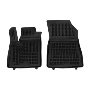Custom-fit rubber floor mats suitable for Renault Austral MHEV 2022 - 2025, after 2025, 4-piece set, black-image-6344174
