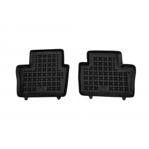 Custom-fit rubber floor mats suitable for Renault Austral MHEV 2022 - 2025, after 2025, 4-piece set, black-image-6344175