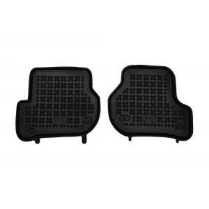 Custom-fit rubber floor mats suitable for Seat Leon, including FR version 2005 - 2013, 4-piece set, black-image-6344182