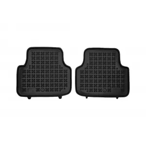 Custom-fit rubber floor mats suitable for Seat Leon Sportstourer MHEV after 2024, 4-piece set, black-image-6344189