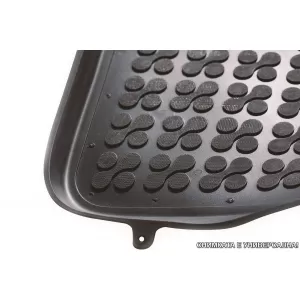 Custom-fit rubber floor mats suitable for Alfa Romeo Junior Ibrida MHEV after 2024, 4-piece set, black-image-6344200