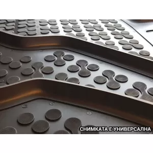 Custom-fit rubber floor mats suitable for KGM Torres HEV after 2025, 4-piece set, black-image-6344225
