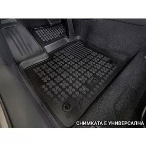 Custom-fit rubber floor mats suitable for Cupra Leon Sportstourer PHEV after 2024, 4-piece set, black-image-6344255