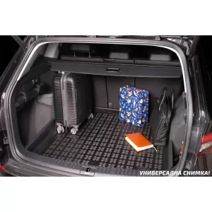 Rezaw-Plast rubber trunk mat suitable for Citroen C3, including MHEV, e-C3 BEV after 2024, without trunk position, 1 piece, black-image-6344331