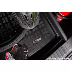 Rezaw-Plast rubber trunk mat suitable for Ford Explorer BEV after 2024, in upper trunk position, 1 piece, black-image-6344338