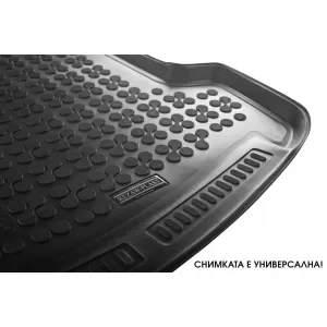 Rezaw-Plast rubber trunk mat suitable for Chery Tiggo 7 PHEV after 2025, without trunk position, 1 piece, black-image-6344578