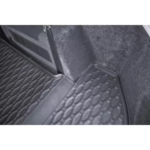 Rigum rubber boot mat suitable for Chery Tiggo 8, PHEV after 2025, lowered 3rd row of seats, 1 piece, black-image-6344693