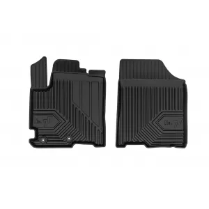 Frogum No.77 series specific rubber floor mats suitable for JAC JS8 Pro after 2024 for 1st and 2nd row seats, 3 pieces, black-image-6344707