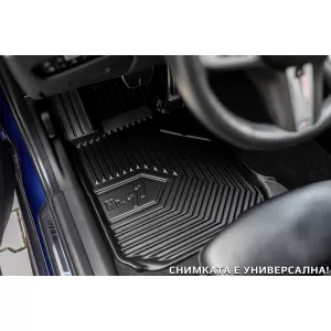 Frogum No.77 series specific rubber floor mats suitable for BAIC BJ60 after 2025, 3 pieces, black-image-6344721