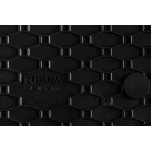Specific Rigum rubber floor mats suitable for Mitsubishi Outlander PHEV after 2022, 4 pieces, black-image-6344814
