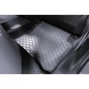 Specific Rigum rubber floor mats suitable for Mitsubishi Outlander PHEV after 2022, 4 pieces, black-image-6344817