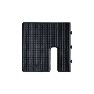 Specific Rigum rubber floor mats suitable for Ford Transit after 2014, 2 pieces, black-image-6344832