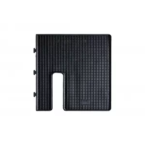 Specific Rigum rubber floor mats suitable for Ford Transit after 2014, 2 pieces, black-image-6344834