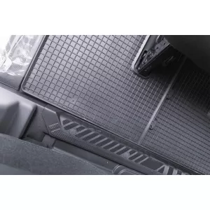 Specific Rigum rubber floor mats suitable for Ford Transit after 2014, 2 pieces, black-image-6344837