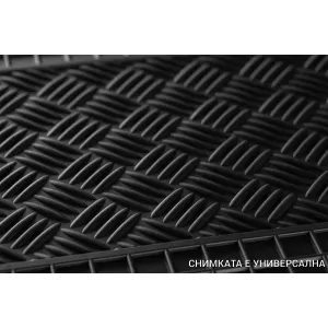Specific Rigum rubber floor mats suitable for Ford Transit after 2014, 2 pieces, black-image-6344843