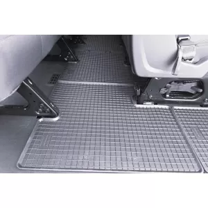 Specific Rigum rubber floor mats suitable for Ford Transit after 2014, 2 pieces, black-image-6344849