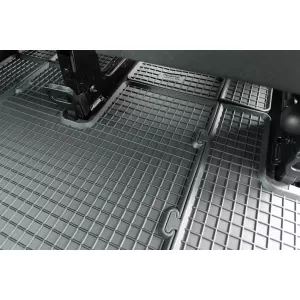 Specific Rigum rubber floor mats suitable for Ford Transit after 2014, 2 pieces, black-image-6344850
