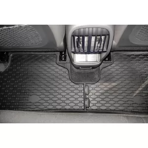 Specific Rigum rubber floor mats suitable for Hyundai Kona EV after 2023, 4 pieces, black-image-6344863