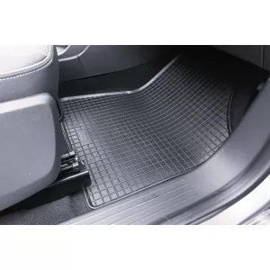 Specific rubber mats suitable for Mercedes Citan Tourer, Nissan Townstar, Renault Grand Kangoo after 2022, 5 seats, 4 pieces, black-image-6344868