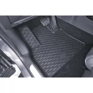 Specific Rigum rubber floor mats suitable for Chery Tiggo 7, Tiggo 7 PHEV after 2025, 4 pieces, black-image-6344895