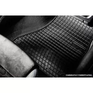 Frogum El Toro series specific rubber floor mats suitable for Dacia Jogger after 2021, 7 seats, for 1st and 2nd row seats, 4 pieces, black-image-6345501