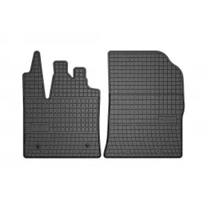 Frogum El Toro series specific rubber floor mats suitable for Renault Express Van after 2021, 2 seats, for 1st row seats, 2 pieces, black