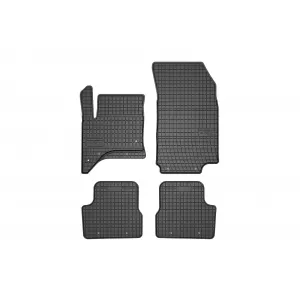 Frogum El Toro series specific rubber floor mats suitable for Jeep Avenger Hybrid, Fiat 600 after 2023, Alfa Romeo Junior Ibrida after 2024, 4 pieces, black