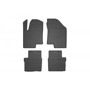 Frogum El Toro series specific rubber floor mats suitable for DFSK Fengon 6 after 2024, 4 pieces, black