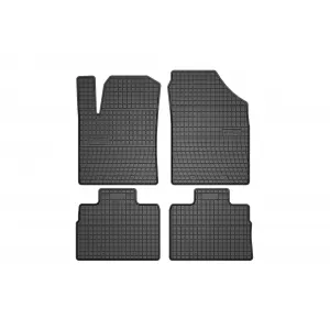 Frogum El Toro series specific rubber floor mats suitable for DFSK E5 after 2025, for 1st and 2nd row seats, 4 pieces, black