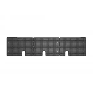 Frogum El Toro series specific rubber floor mats suitable for Ford Transit Van after 2013, 9 seats, for 2nd row seats, 3 pieces, black