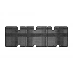 Frogum El Toro series specific rubber floor mats suitable for Ford Transit Van after 2013, 9 seats, for 3rd row seats, 3 pieces, black