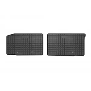 Frogum El Toro series specific rubber floor mats suitable for Dacia Duster Mild Hybrid AWD after 2024, 4 pieces, black