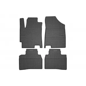 Frogum El Toro series specific rubber floor mats suitable for JAC J7 Plus Liftback after 2024, 4 pieces, black